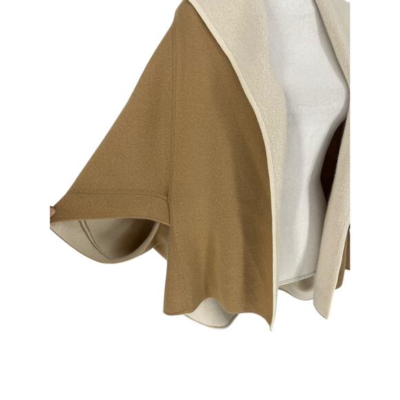 Interdee Reversible Sweater Poncho - Picture 7 of 14